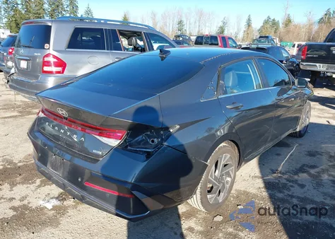 2024 Hyundai Elantra Hybrid Limited z USA, uszkodzony, nr VIN KMHLN4DJ7RU094422